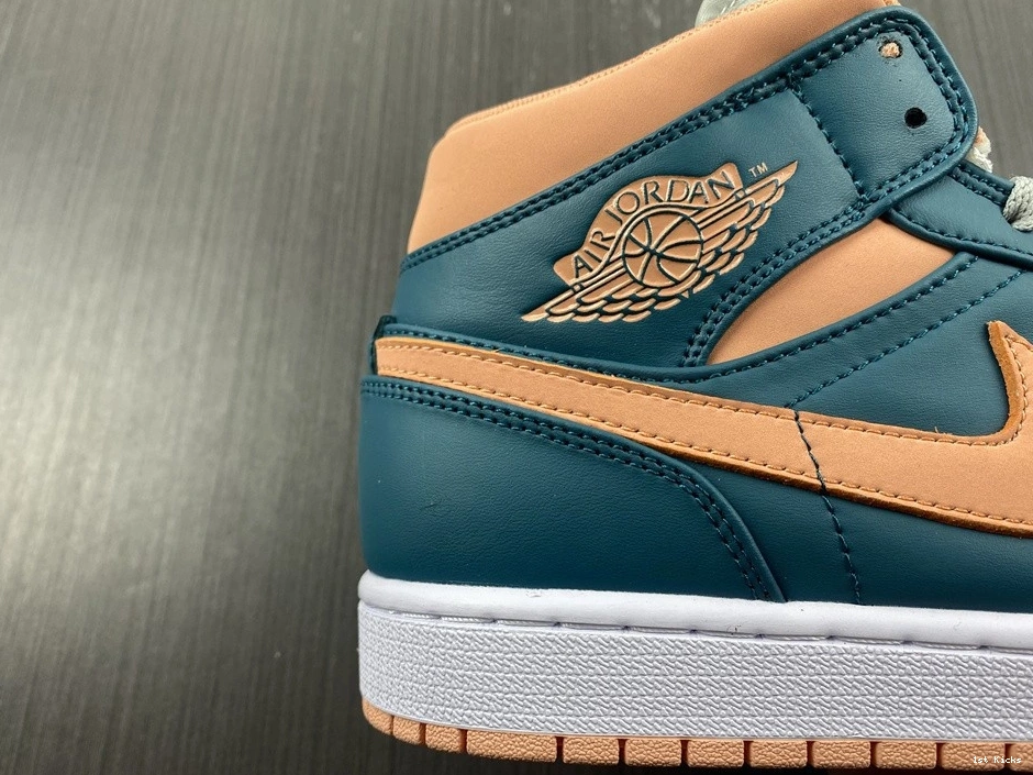 1 Jordan Green Mid - BQ6472-308 (W) Teal Dark 0429